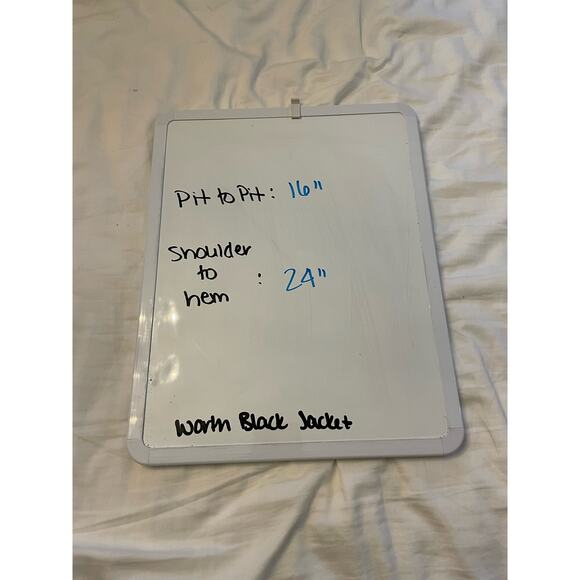 Worth Black Ribbed Snap Front Jacket 6 - Picture 8 of 8